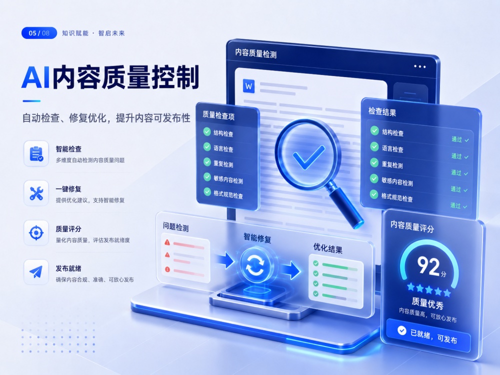 AI 內容品質控制
